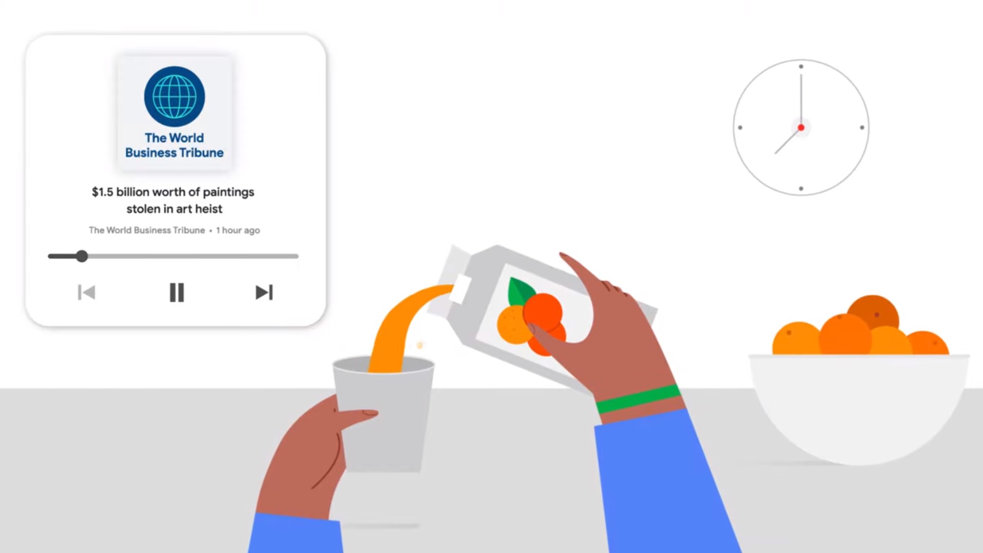 Google Notícias ganha recurso que possibilita ouvir notícias de áudio pelo Assistente do Google