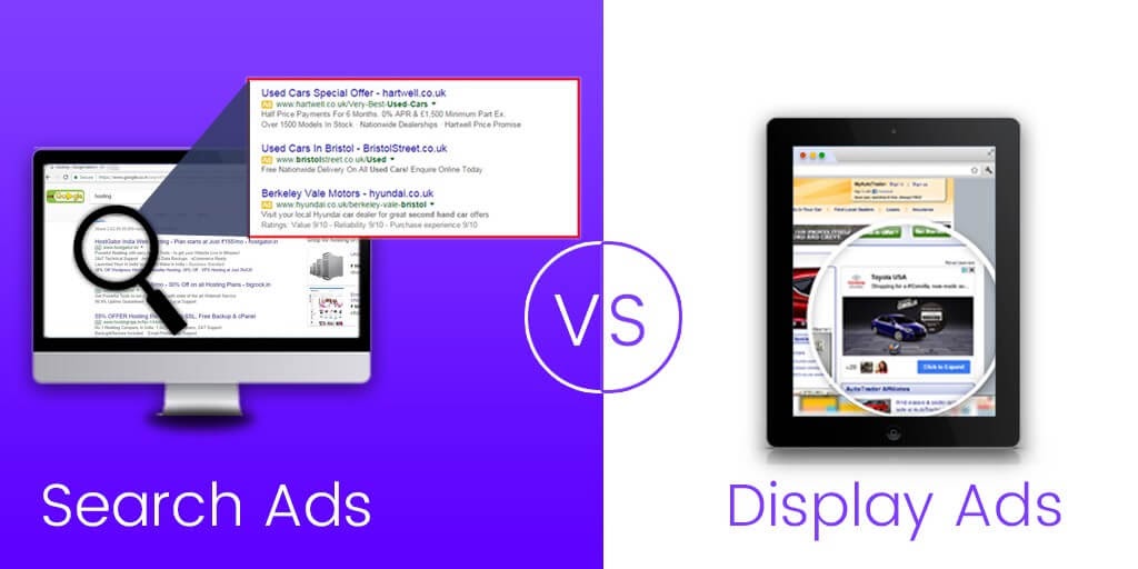 Search Ads vs Display Ads